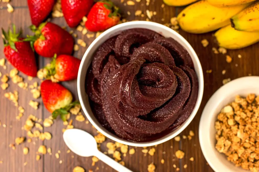 Açaí prato típico do Brasil
