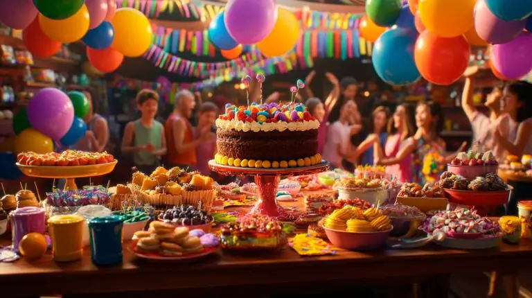 Mesa de doces emuma festa
